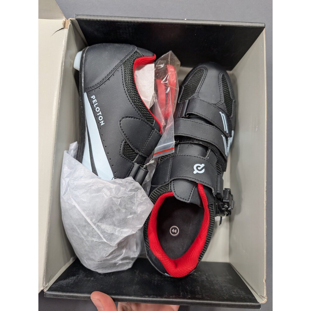 Peloton Cycling Shoes Delta-Compatible Cleats EU 44 US 10.5 Men Black